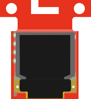 SparkFun Micro OLED Breakout (Qwiic) illustration