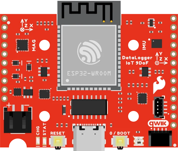 SparkFun DataLogger IoT - 9DoF illustration