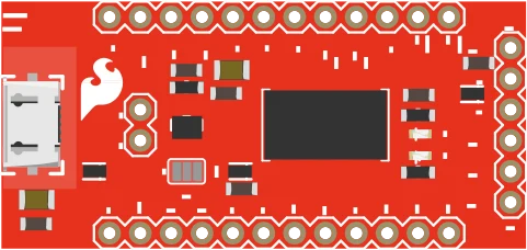 SparkFun USB UART Serial Breakout - CY7C65213 illustration