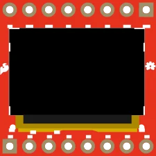SparkFun Micro OLED Breakout illustration