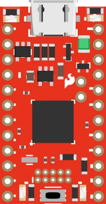 SparkFun SAMD21 Mini Breakout illustration