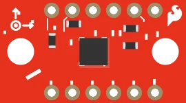 SparkFun Triple Axis Accelerometer Breakout - LIS3DH illustration