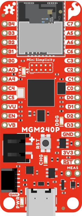 SparkFun Thing Plus Matter - MGM240P illustration