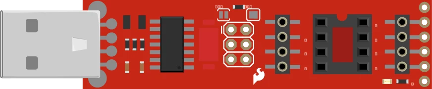 Tiny AVR Programmer illustration