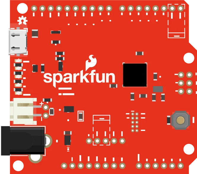 SparkFun SAMD21 Development Breakout illustration