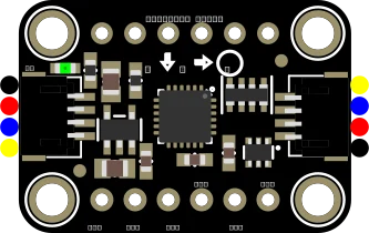 Adafruit MPU-6050 6-DoF Accel and Gyro Sensor - STEMMA QT Qwiic illustration