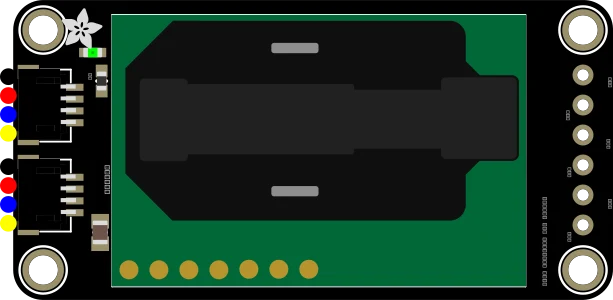 Adafruit SCD-30 - NDIR True CO2 Temperature and Humidity Sensor illustration