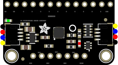 Adafruit 12-Key Capacitive Touch Sensor Breakout - MPR121 illustration